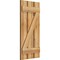 Ekena Millwork Spaced Board-n-Batten Shutters w/Z-Bar, Rough Sawn Western Red Cedar, 17 1/8W x 36H, PR RBS06Z17X036RWR - alternate 5